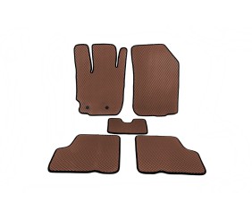 Килимки EVA (Коричневий) для Nissan Terrano 2014- рр