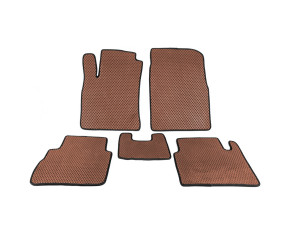 Килимки EVA (Коричневий) для Nissan Tiida 2004-2011 рр