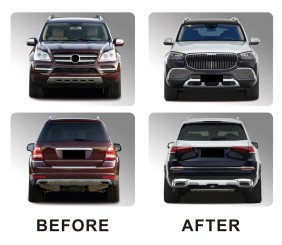 Комплект рестайлінгу в GLS X167 Maybach для Mercedes GL сlass X164 2006-2012 рр