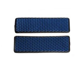 Килимки на пороги EVA (2 шт, Синій) для Opel Movano 2010-2021 рр