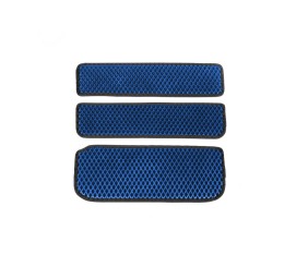 Килимки на пороги (3 шт, EVA, Синій) для Nissan Primastar 2002-2014 рр