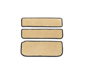 Килимки на пороги (3 шт, EVA, Бежевий) для Opel Vivaro 2001-2015 рр