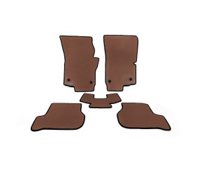 Килимки EVA (Коричневий) для Seat Leon 2005-2012 рр
