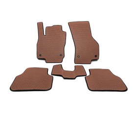Килимки EVA (Коричневий) для Skoda Octavia III A7 2013-2019 рр