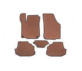 Килимки EVA (Коричневий) для Skoda Octavia I Tour A4 1996-2010 рр