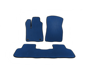 Килимки EVA (2 ряди, Синій) для Toyota Highlander 2013-2019 рр