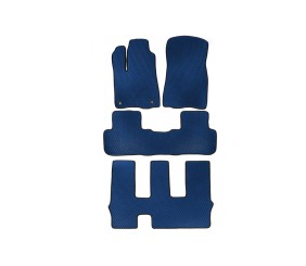 Килимки EVA (3 ряди, Синій) для Toyota Highlander 2013-2019 рр