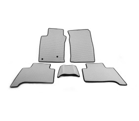 Килимки EVA (2 ряди, Сірий) для Toyota Land Cruiser Prado 120 2002-2009 рр