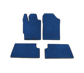 Килимки EVA ДВС (Синій) для Toyota Yaris 2010-2020 рр