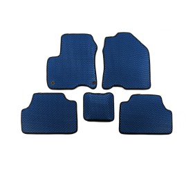 Килимки EVA V1 (Електро, Синій) для Hyundai Kona 2017-2023 рр