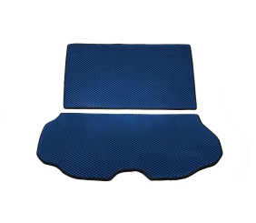 Килимок багажника з 2 частин (EVA, Синій) для Volvo XC70 2007-2013 рр