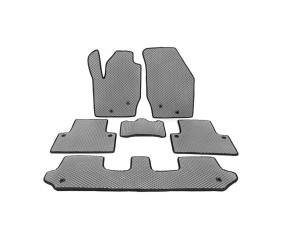 Килимки (EVA, Сірий) 5 місний, 2 ряди для Volvo XC90 2002-2014 рр