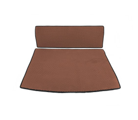 Килимок багажника V2 MAXI (EVA, Коричневий) для Volkswagen Caddy 2015-2020 рр