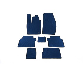 Килимки EVA (Сині) 2 ряди для Volkswagen ID.6 2021- рр