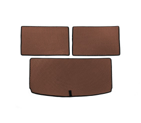 Килимок багажника (EVA, Коричневий) для Volkswagen ID.6 2021- рр