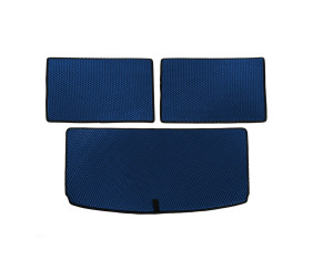 Килимок багажника (EVA, Синій) для Volkswagen ID.6 2021- рр