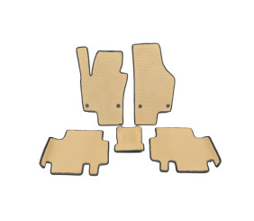 Поліуретанові килимки (2 ряду, EVA, Бежевий) для Volkswagen Sharan 2010-2023 рр