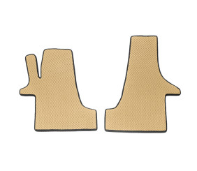 Килимки EVA (Бежевий, передні, для 2-20261) для Volkswagen T5 Caravelle 2004-2010 рр