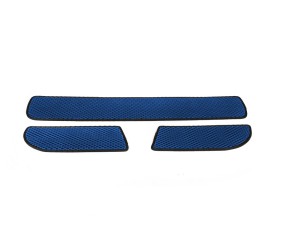 Поліуретанові килимки на пороги (3 шт., EVA, Синій) для Mercedes Sprinter W907/W910 2018- рр