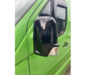 Накладки на дзеркала BlackEdition (2 шт., пласт) для Mercedes Sprinter W906 2006-2018 рр