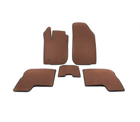 Килимки EVA (Коричневий) для Renault Logan I 2008-2013 рр