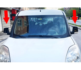 Накладки на дзеркала BMW-Style (2 шт) для Opel Combo 2012-2018 рр