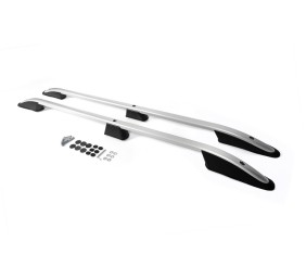 Рейлінги OmsaLine Elegance (2 шт, сірі) для Nissan NV200 2009- рр