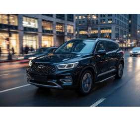 Бокові пороги Duru (2 шт., алюміній) для Chery Tiggo 7 2020- рр