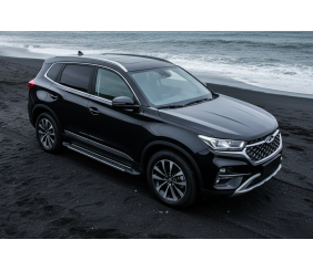 Бокові пороги RedLine V1 (2 шт., алюміній) для Chery Tiggo 7 2020- рр