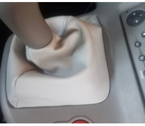 Чохол КПП (шкіра) (сірий) для Renault Kangoo 2008-2020 рр