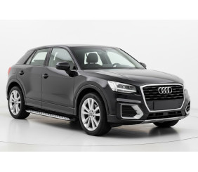 Бокові пороги Shining V1 (2 шт., Алюміній) для Ауди Q2 2016- рр