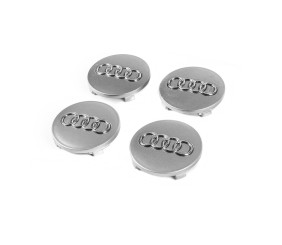 Заглушки у диски 60/58мм сірі ad5957s (4 шт) для Ауди