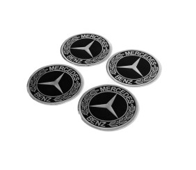 Наклейки на диски 90мм (4 шт) для Mercedes-Benz