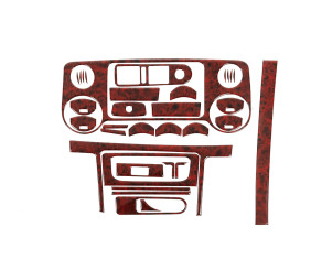 Накладки на панель (Meric) Дерево для Volkswagen Amarok 2010-2022 рр