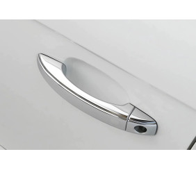 Накладки на ручки без кнопок (4 шт., нерж.) для Ауди Q5 2008-2017 рр