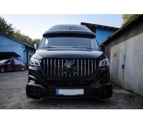 Передній бампер з решіткою V2 (AMG) для Mercedes Sprinter W907/W910 2018- рр