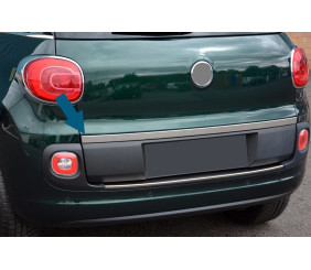 Планка над номером (для 500L, нерж.) для Fiat 500/500L 2013-2022 рр