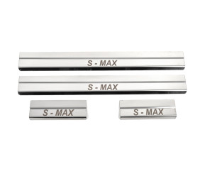 Накладка на пороги (4 шт, нерж) для Ford S-Max 2007-2014 рр