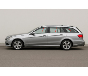 Окантовка вікон (SW) (6 шт, нерж.) для Mercedes E-сlass W212 2009-2016 рр