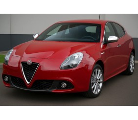Накладки на дзеркала (2 шт, нерж.) Carmos для Alfa Romeo Giulietta 2010-2020 рр