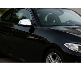 Накладки на дзеркала (2 шт, нерж.) Carmos для BMW 2 серія F22/F23 2014-2021 рр