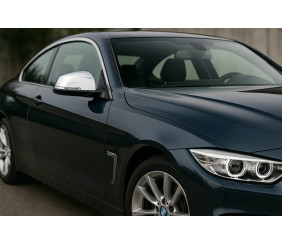 Накладки на дзеркала (2 шт, нерж.) Carmos для BMW 4 серія F32/F33/F36 2012-2020 рр