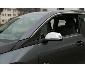 Накладки на дзеркала (2 шт, нерж.) Carmos для BMW I3 2013-2022 рр