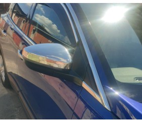 Накладки на дзеркала (2 шт, нерж.) для Citroen C5 Aircross 2017- рр