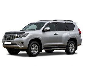 Вітровики з хромованим молдингом Niken Luxury (6 шт) для Toyota Land Cruiser Prado 150 2009-2023 рр