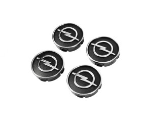 Ковпачки диски чорні o9555tur-bl (59мм на 55мм, 4 шт) для Opel