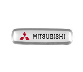 Шильдик алюмінієвий для килимків (1шт) для Mitsubishi