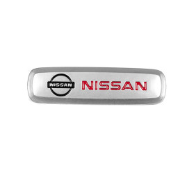 Шильдик алюмінієвий для килимків (1шт) для Nissan