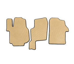 Килимки 2016-2023 (3шт, EVA, Бежевий) для Volkswagen Crafter 2016- рр