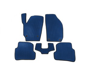 Килимки EVA (Синій) для Skoda Fabia 2007-2014 рр